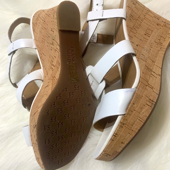 Franco Sarto White Women Sandals - Picture 3 of 11